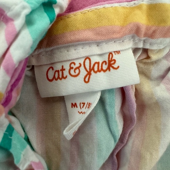 Girls size 7/8 clothes outfit Cat & Jack Striped Flowy Tank + Colette Lilly pant - Picture 6 of 10